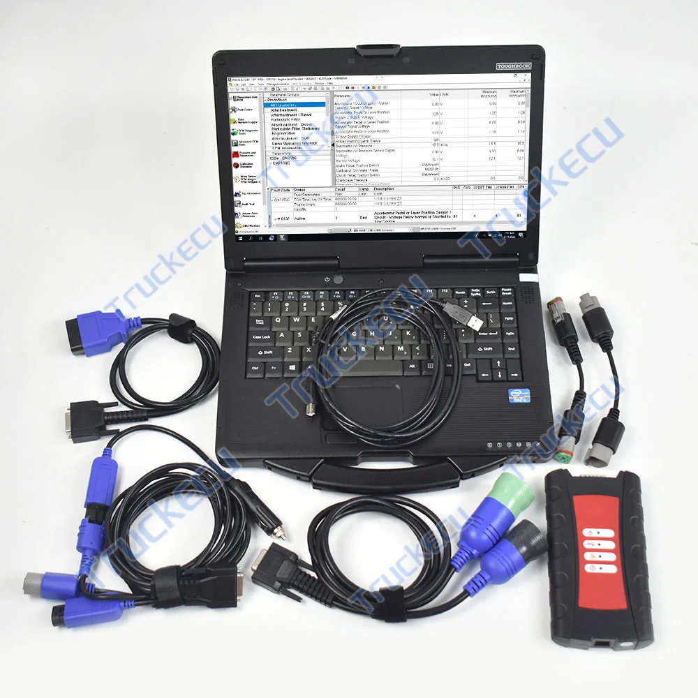 

Инструмент для диагностического сканера сельскохозяйственного дизельного грузовика для адаптера передачи данных INLINE7, блакитный внутри для встроенного ноутбука CUMS 7 + cv53