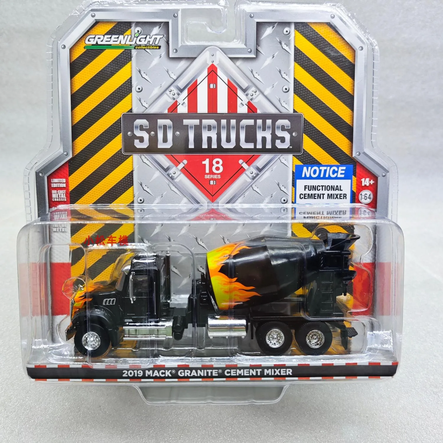 

1:64 2019 MACK GRANITE CEMENT MIXER High Simulation Diecast Car Metal Alloy Model Car decoration display collection gifts