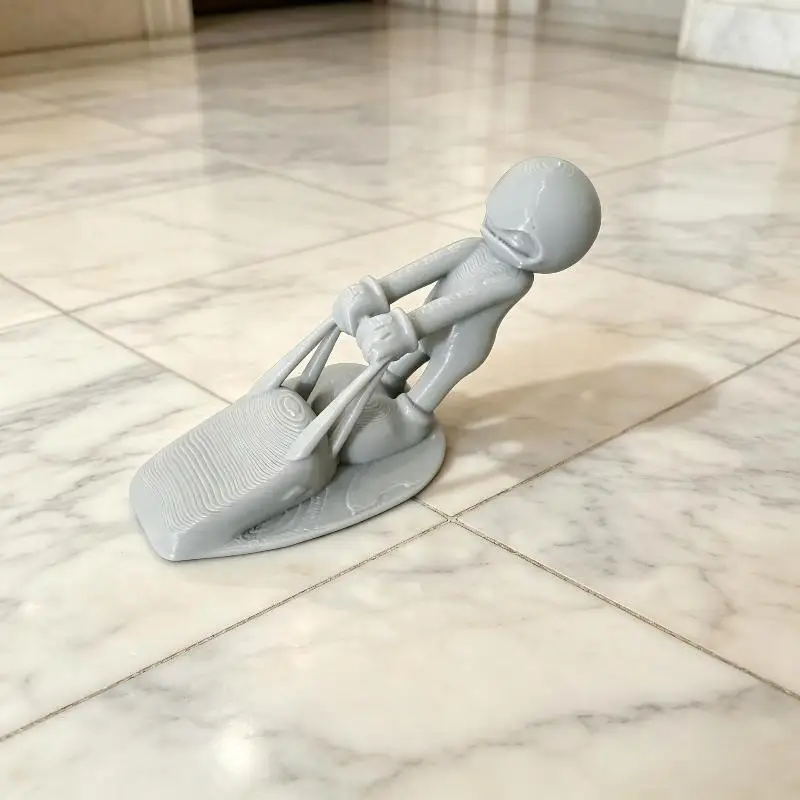 Flexible Movable Decor Door Stopper Anti Slip Base Wall Protection Buffer Block Home Household Hardware