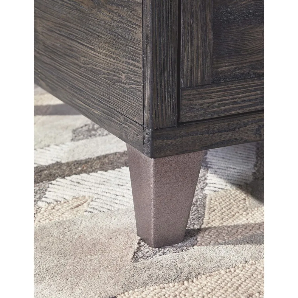 Ashley Furniture Signature Design-Todoe Lift Top Mesa de centro urbana, 0, cinza escuro