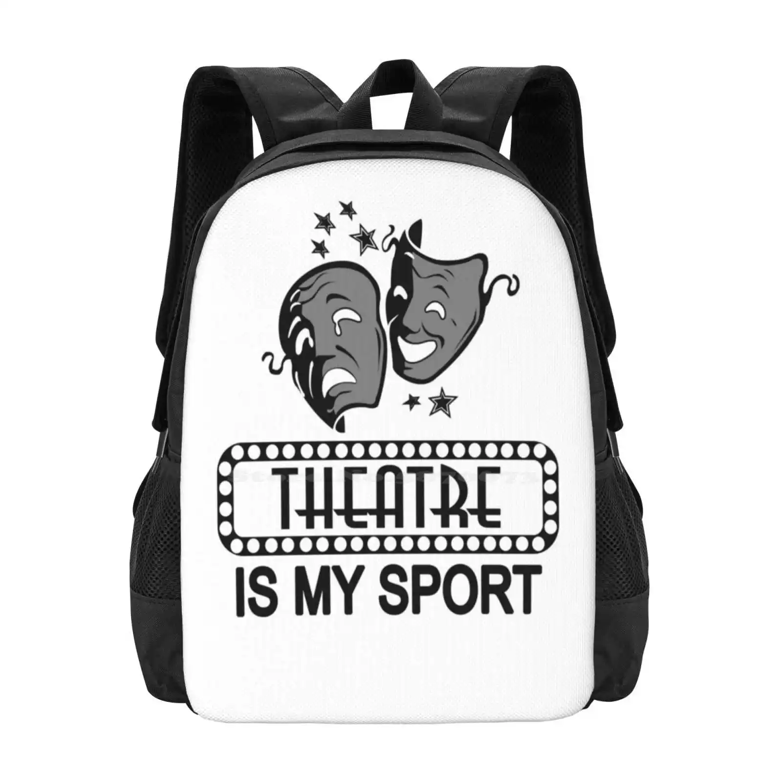 Theatre Is My Sport. School Bags Travel Laptop Backpack Broadway Fan Theater Is My Sport Broadway Musicals Musical Les Mis