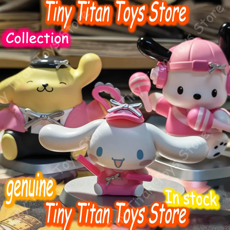 

POPMART Sanrio Family Pink Party Hello Kitty My Melody Cinnamoroll Kuromi Pochacco Blind Box Figure Ornament Girl Birthday Gift