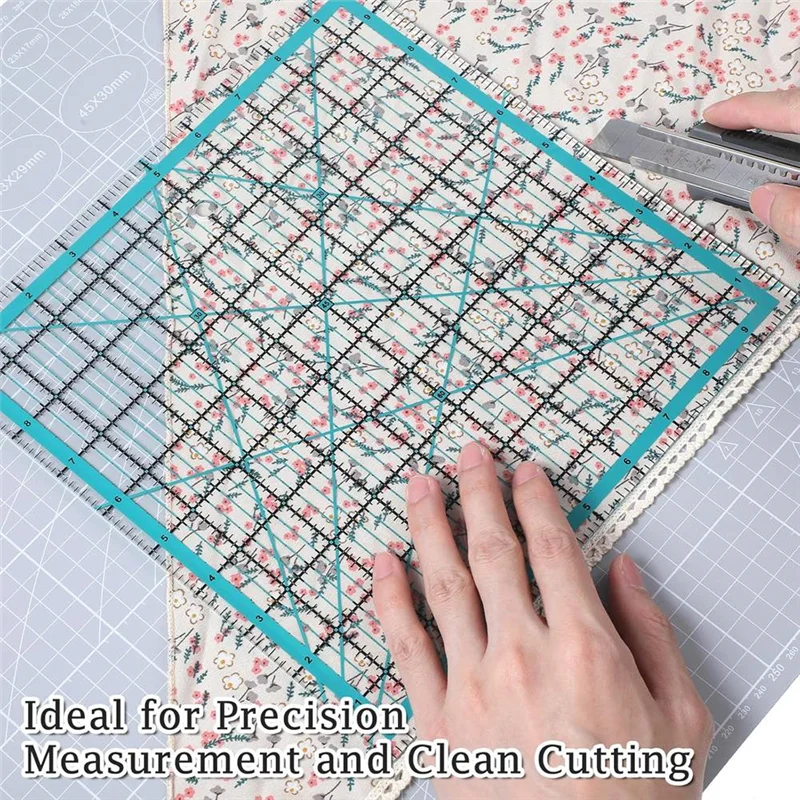 Acrylic sewing patchwork ruler square set of 5 pieces of stencil