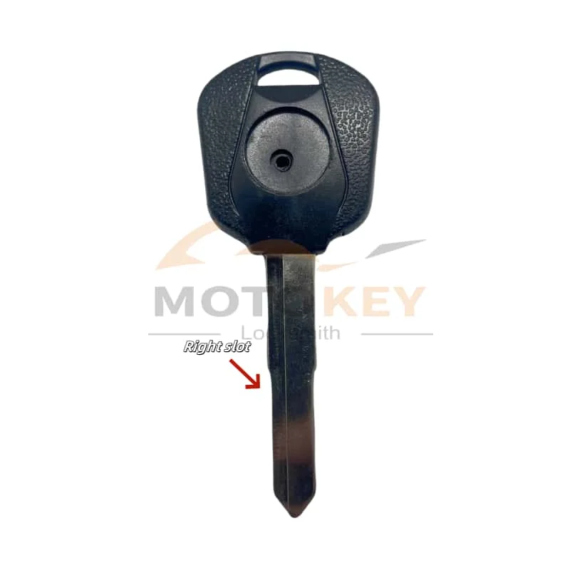 Motorcycle Uncut Blank Replacement Key  Removable Chip Housing for Honda CM500 CM300 CB400X CB400F