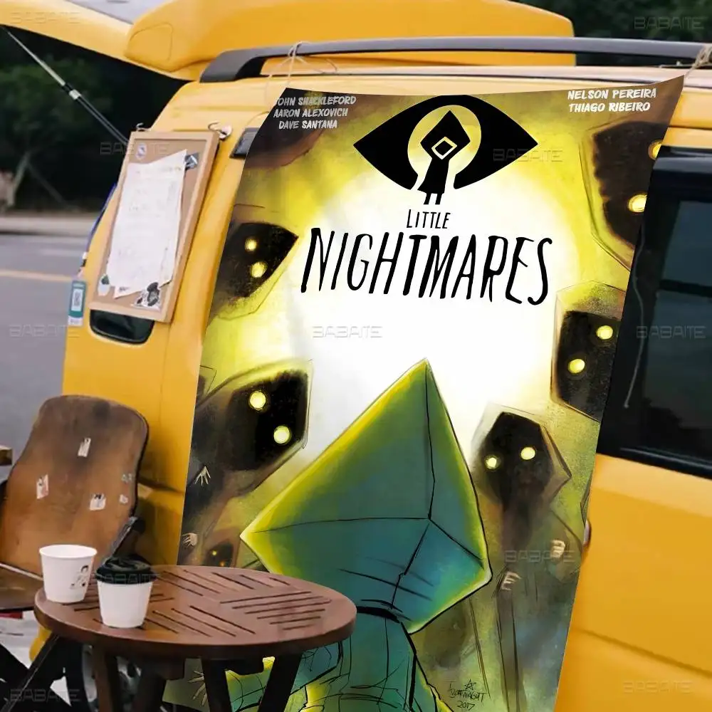 Game L-Little N-Nightmares High End Quality Banner Printing Artistic Atmosphere Style Camping Flag
