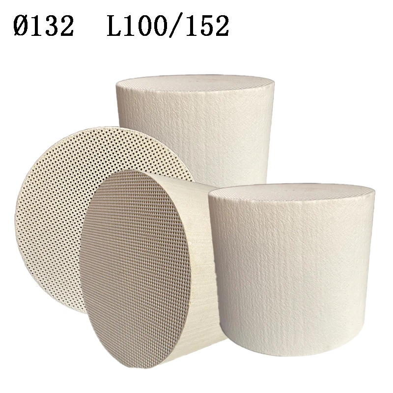 Premium 132mm Diameter Cordierite DPF Diesel Filter Cartridge Ceramic Honeycomb Core for Diesel Cars