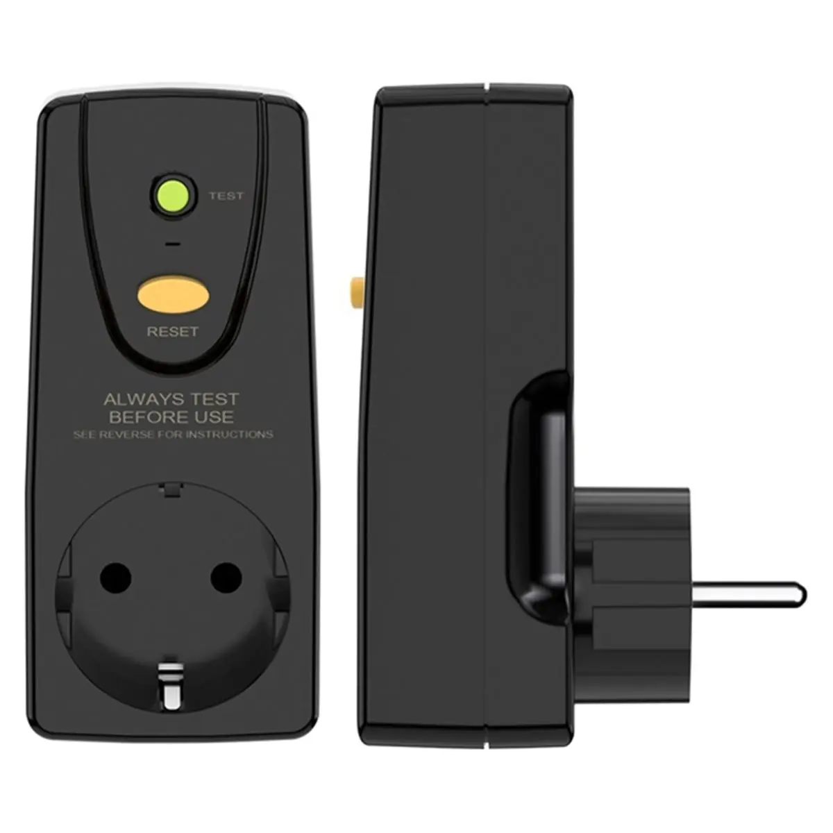 (A99Z] 2pcs 16A Leakage Protection Plug 2-Pack, EU Plug, Home Circuit Breaker with Personal Safety Features