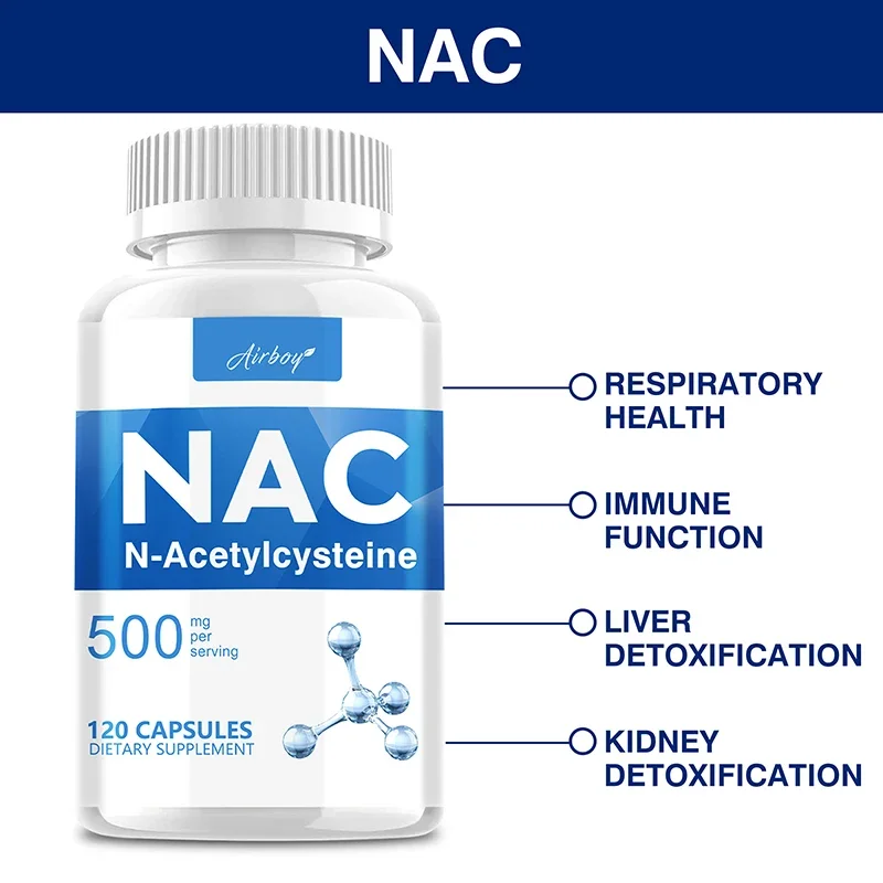 NAC - N-Acetylcysteine - Respiratory Health, Immune Health, Promote Liver and Kidney DetoxificationSupplements - Image 4