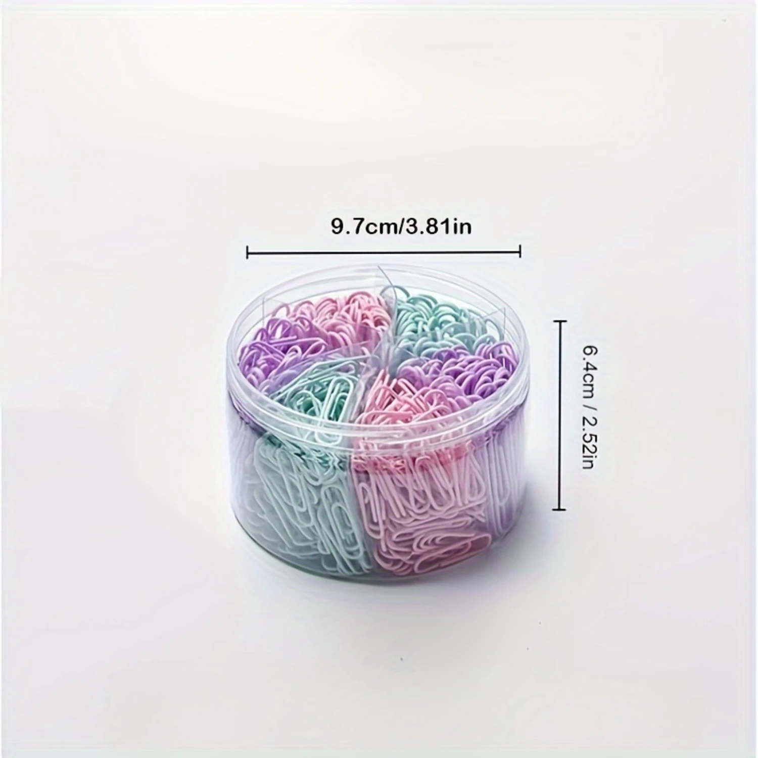 600pcs Macaroon Color Paper Clips 2.8cm/1.1in, Ideal for File Classification and Organization, with 28mm Curved Pins - Gadget fo