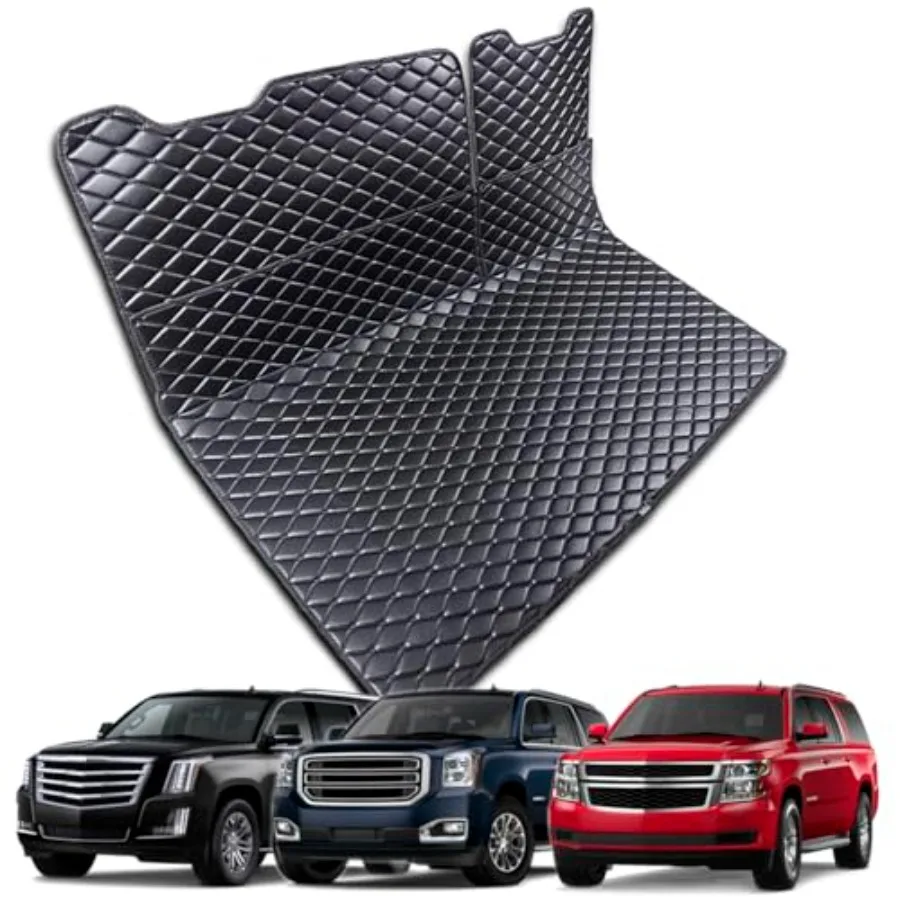 

Cargo Mat for 2015-2020 Chevrolet Tahoe/GMC Yukon/Cadillac Escalade Available with 3rd-Row Power Folding Seats Trunk Mat and Re