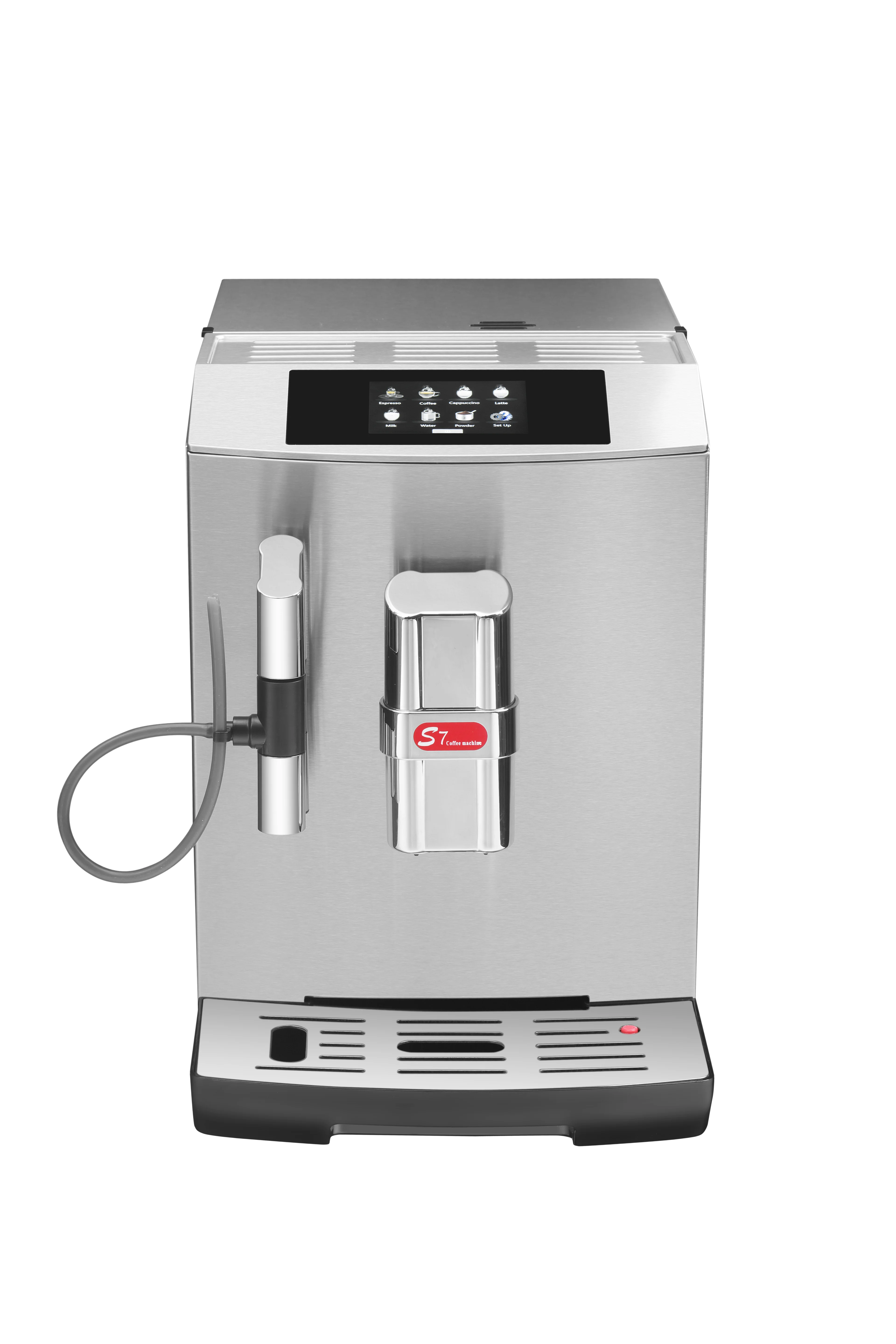 19 Bar ULKA Fully Automatic Bean To Cup Espresso Cappuccino Housing Home Screen Touch Coffee Maker Machine