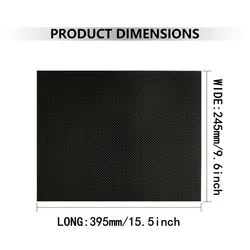 245x395mm full 3K carbon fiber plate high strength carbon plate thickness 0.5mm-10mm T300 carbon plate processing twill matte