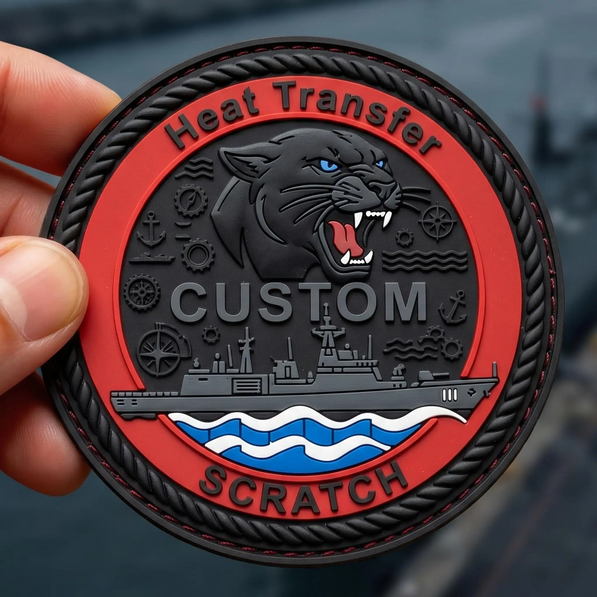 Wholesale Funny 2D 3D Rubber PVC Patches Washable Morale Badges Fashion Stickers for Clothing Backpack Armband