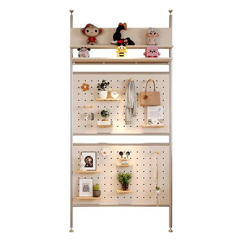 

Aluminum profile birch ocean board hole board entrance entrance partition top-notch non-punching screen display stand