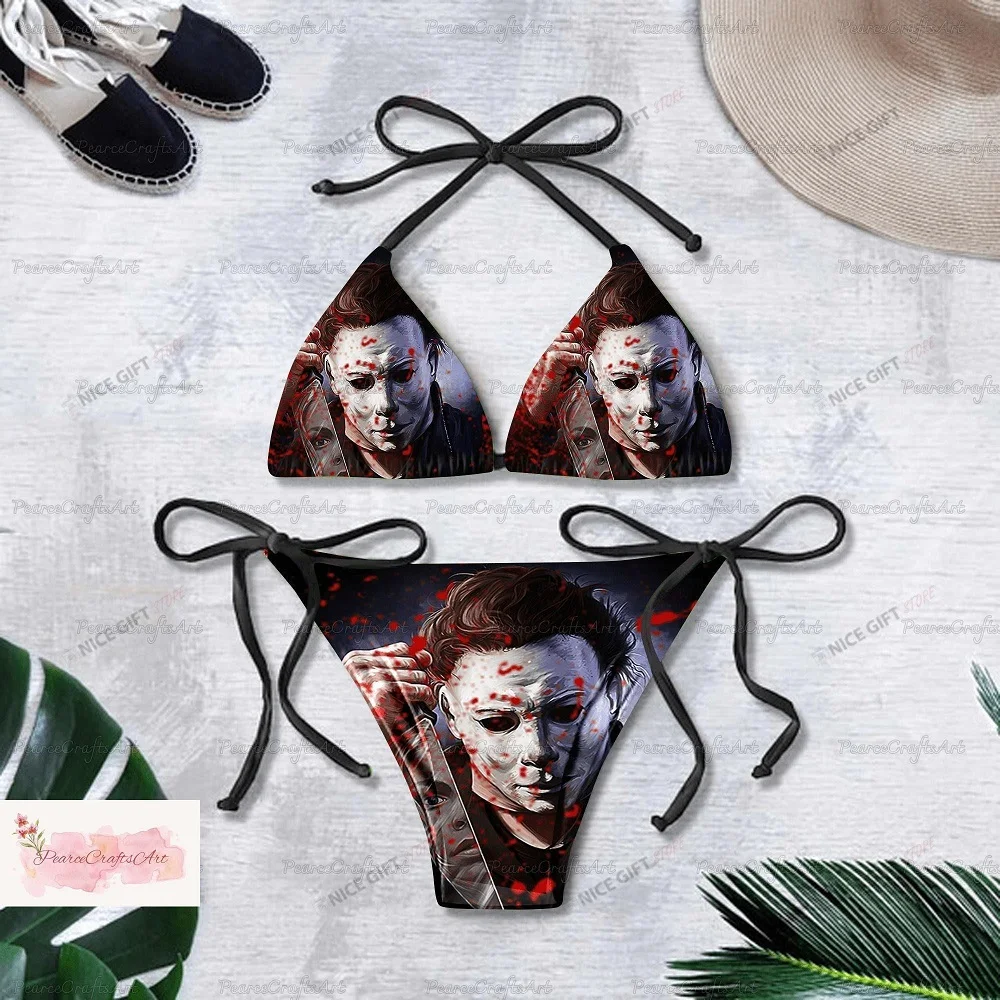 New Sexy Leopard Print Bikini 2-piece Set Women's Design Sense Swimsuit Strap Crossbody Swimwear Trendy Summer Beachwear