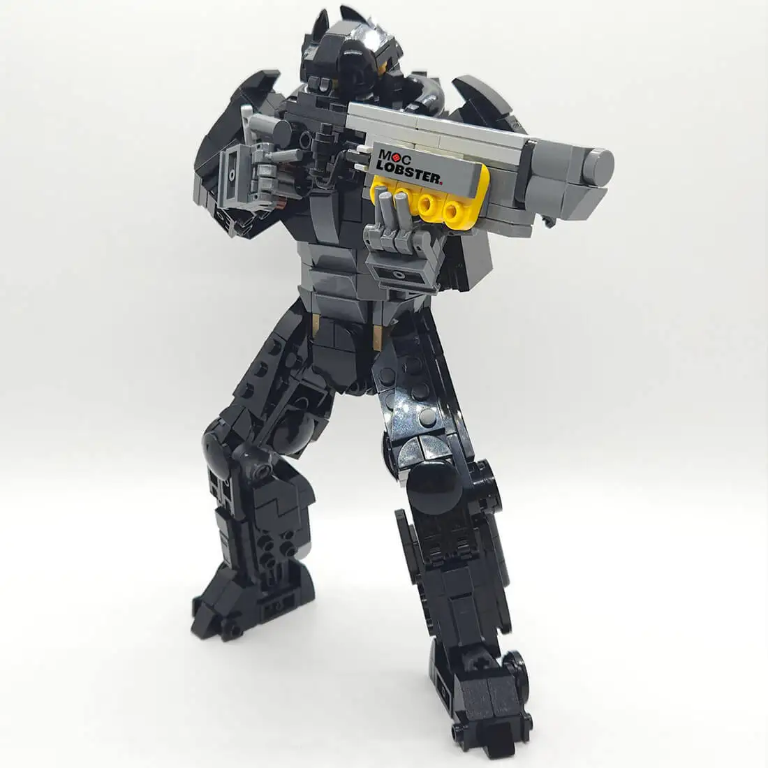

Custom MOC-184048 Fully Articulated X-02 Mecha Warrior Building Block 468 Parts