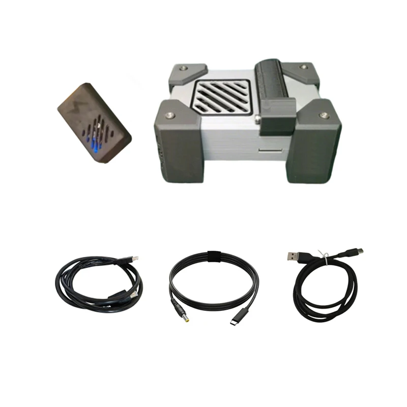 1Set Video Output Main Unit Box Converter Adapter Step-Down Module HD/Data/Power Cable Kit for DJI FPV Video Output Solution