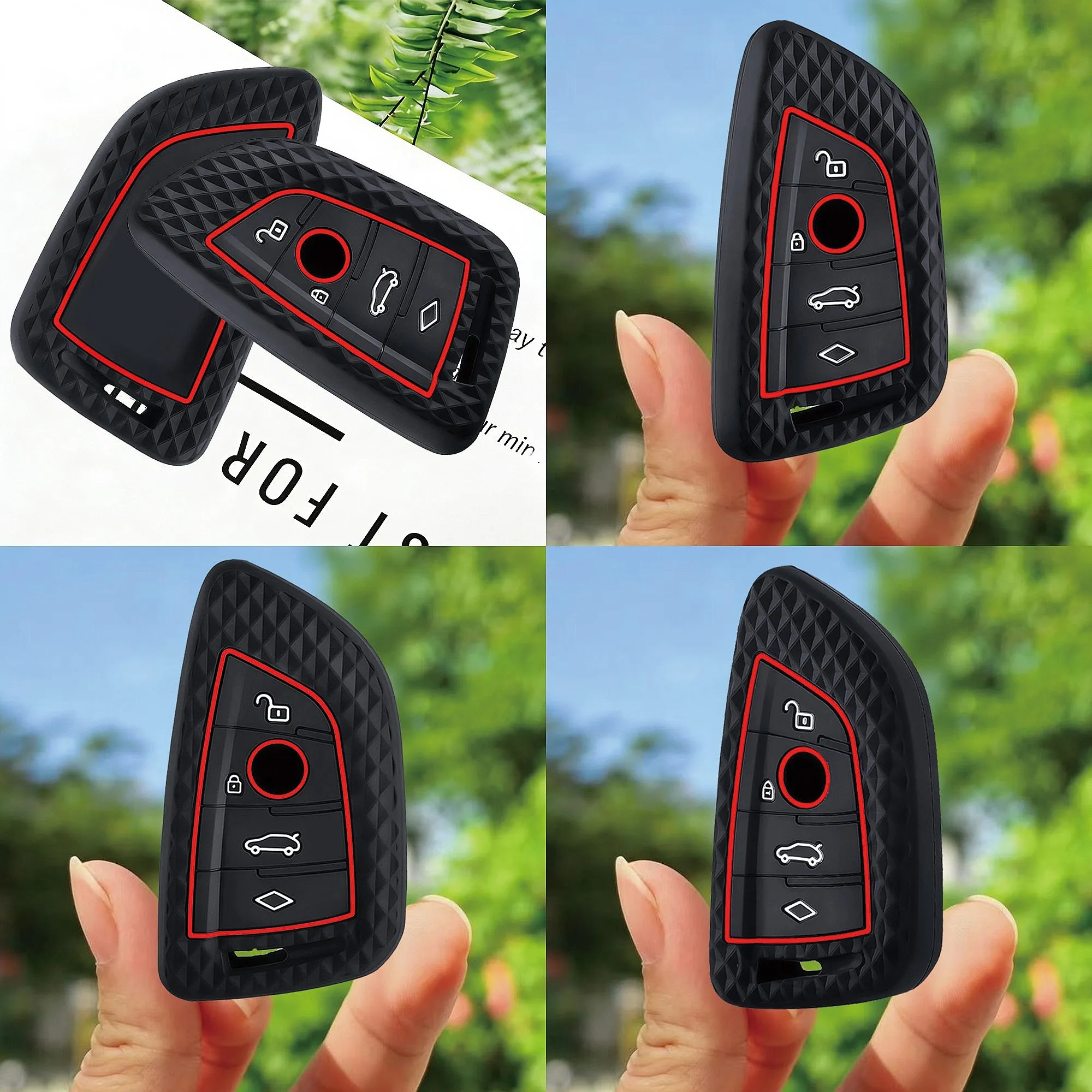 Silicone Car Key Fob Cover Case Shell For BMW F30 F31 F32 F34 F20 F21 F10 1 3 5 7 Series X1 X3 X4 X5 M3 M4