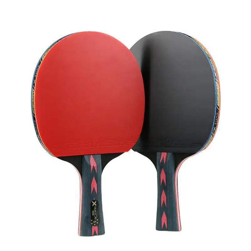 Five-star Table Tennis Racket Training Two-shot Three-ball Pairing Table Tennis Racket Set