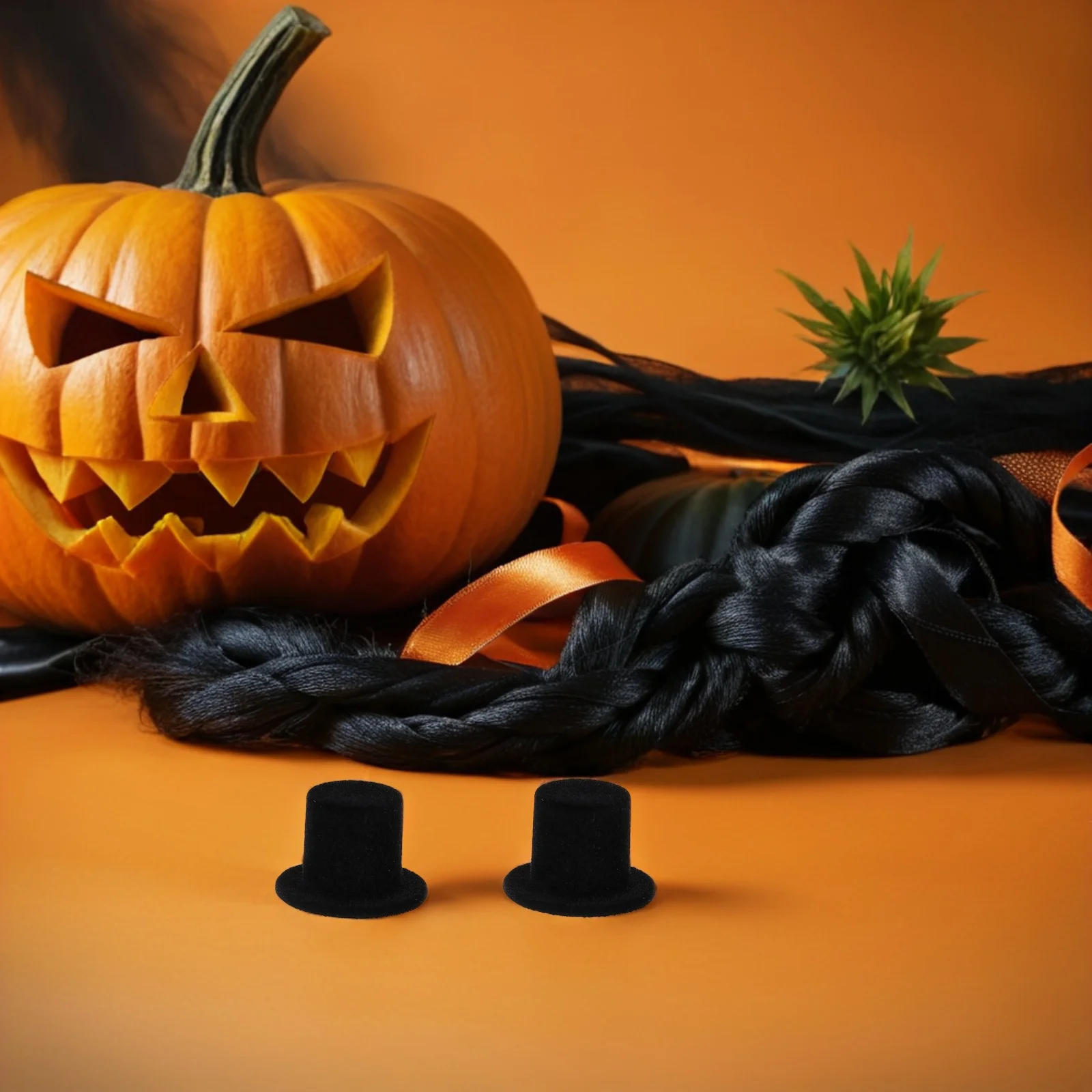 

30Pcs Mini Top Hats Christmas Snowman Hat DIY Magician Project Pets Halloween Party Hair Decoration Family Gathering