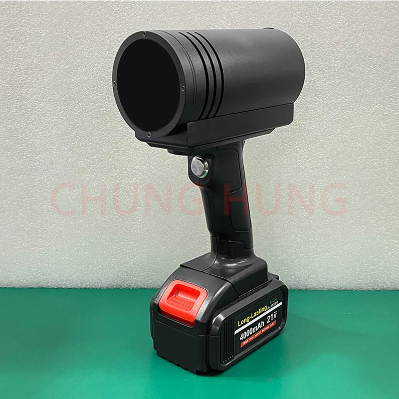130W 365nm Handheld UV LED Curing Lamp Rechargeable Ultraviolet Light for Used Car Paint Flaw Putty Scratch Inspection Detector