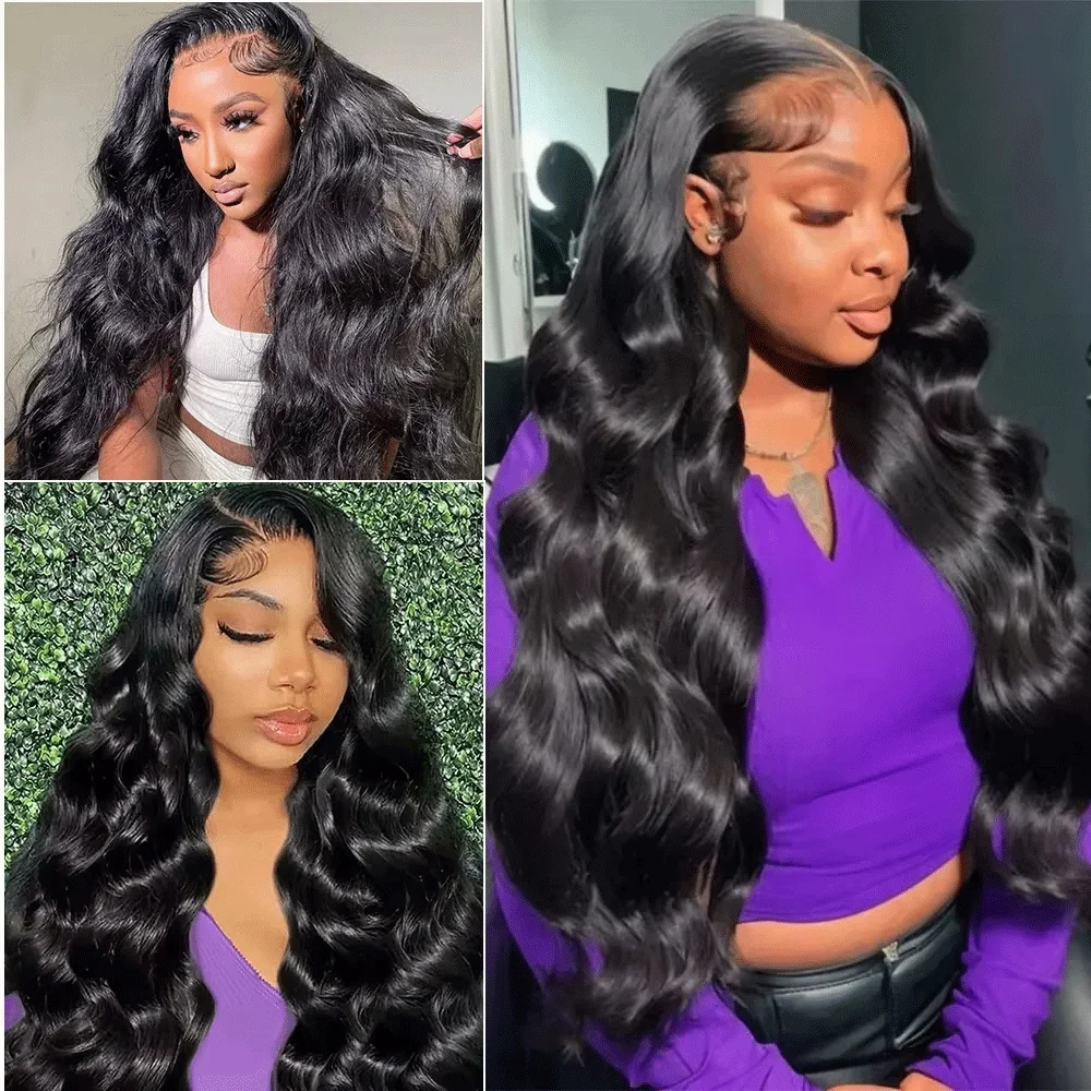 Body Wave 13x6 Lace Front Wig Human Hair 5x5 Gotowa do noszenia koronkowa peruka z przodu dla kobiet Pre Cut Plucked