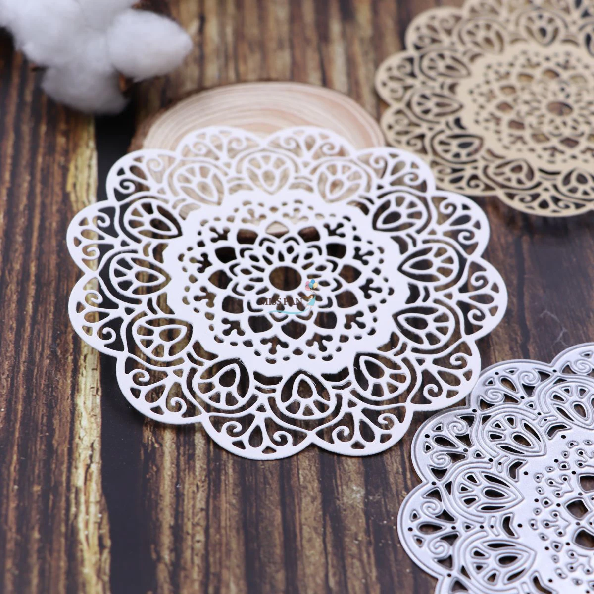 Circle Frame Metal Dies Cutting for Scrapbooking Embossing DIY Manual Photo Album Decor Knife Molds Craft Stencils