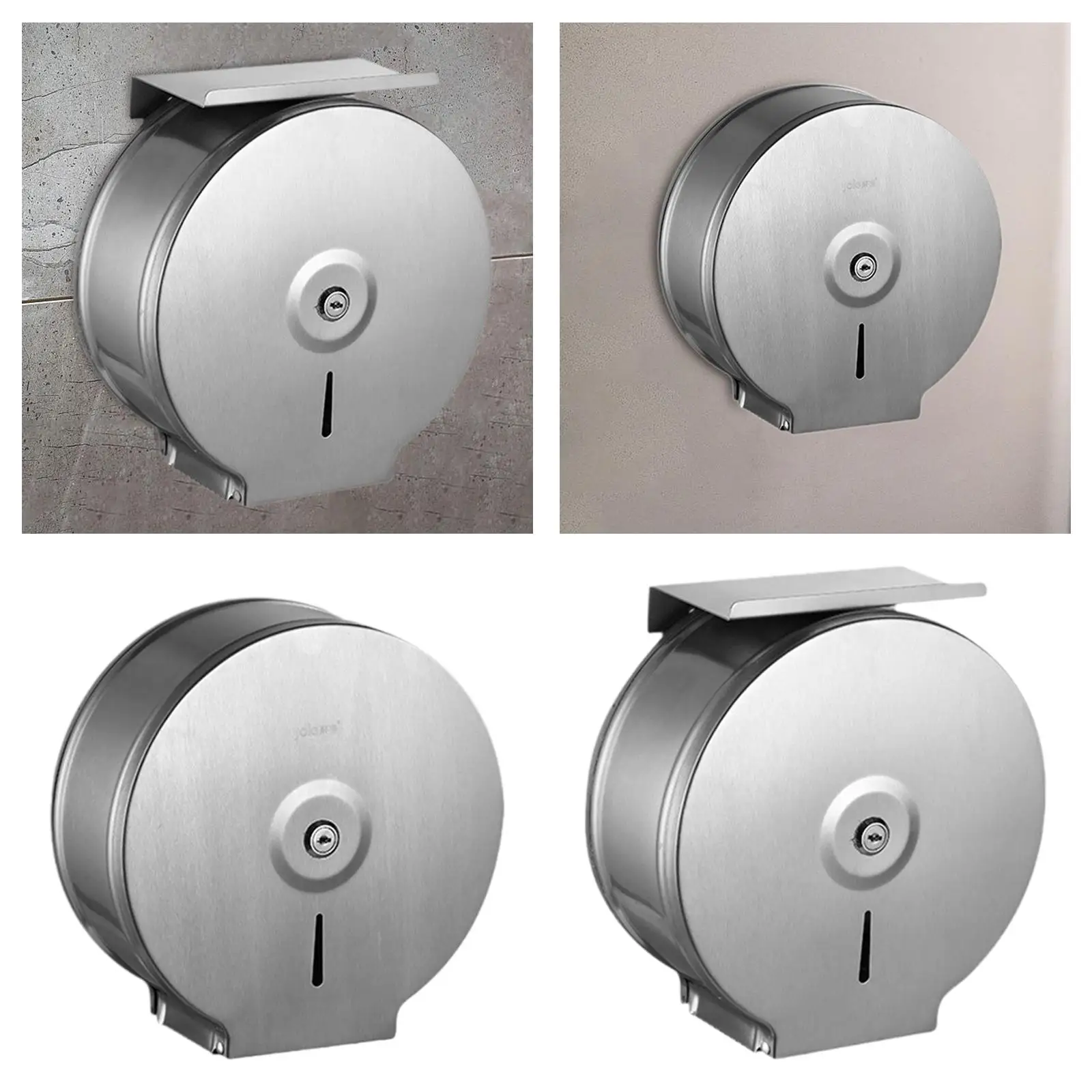 Commercial Jumbo Toilet Paper Dispenser Waterproof Rustproof Stainless Steel for Bathrooms Banks Hotels Other Public Places - Image 4