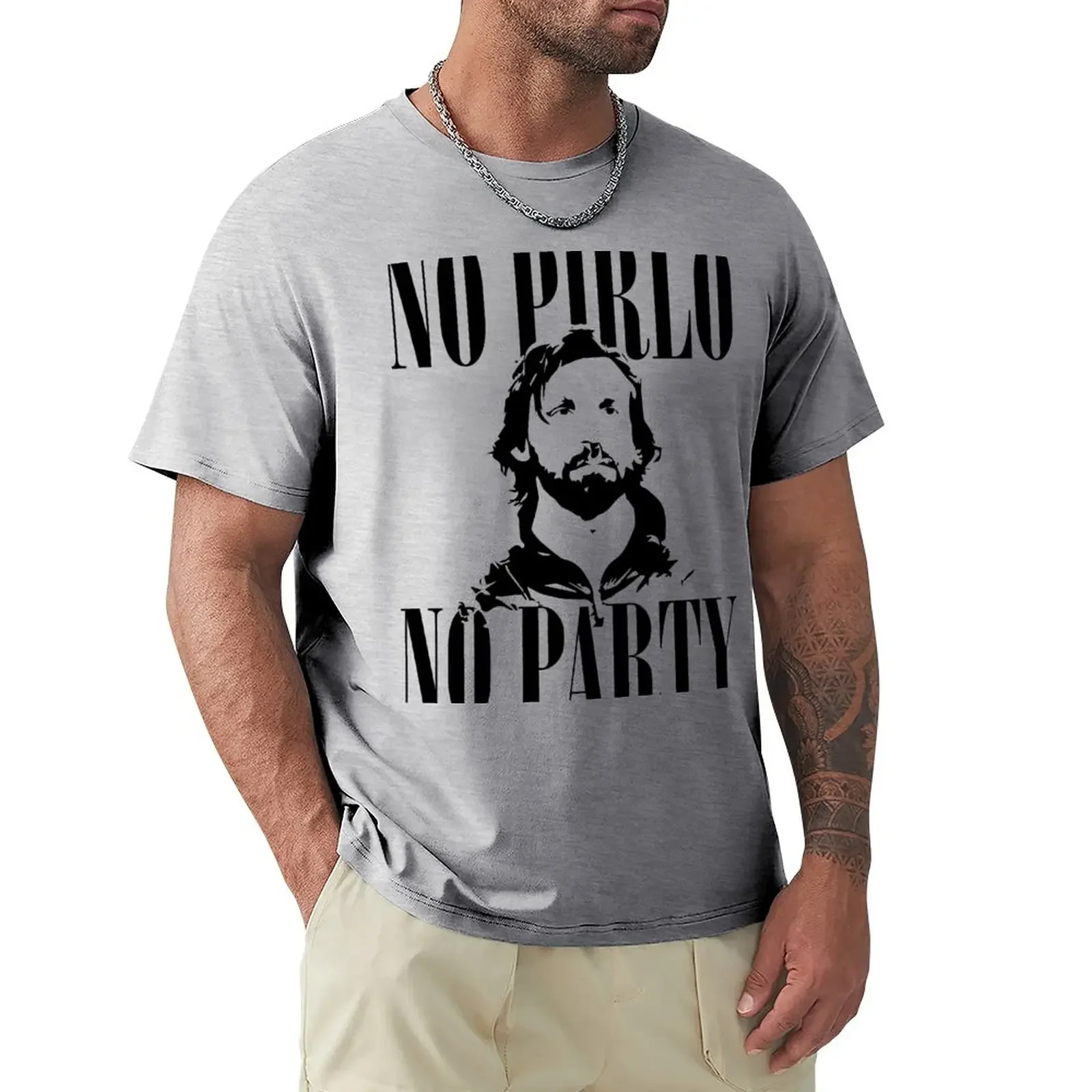 No Pirlo, No Party v2 T-Shirt funnys graphics tshirts for men