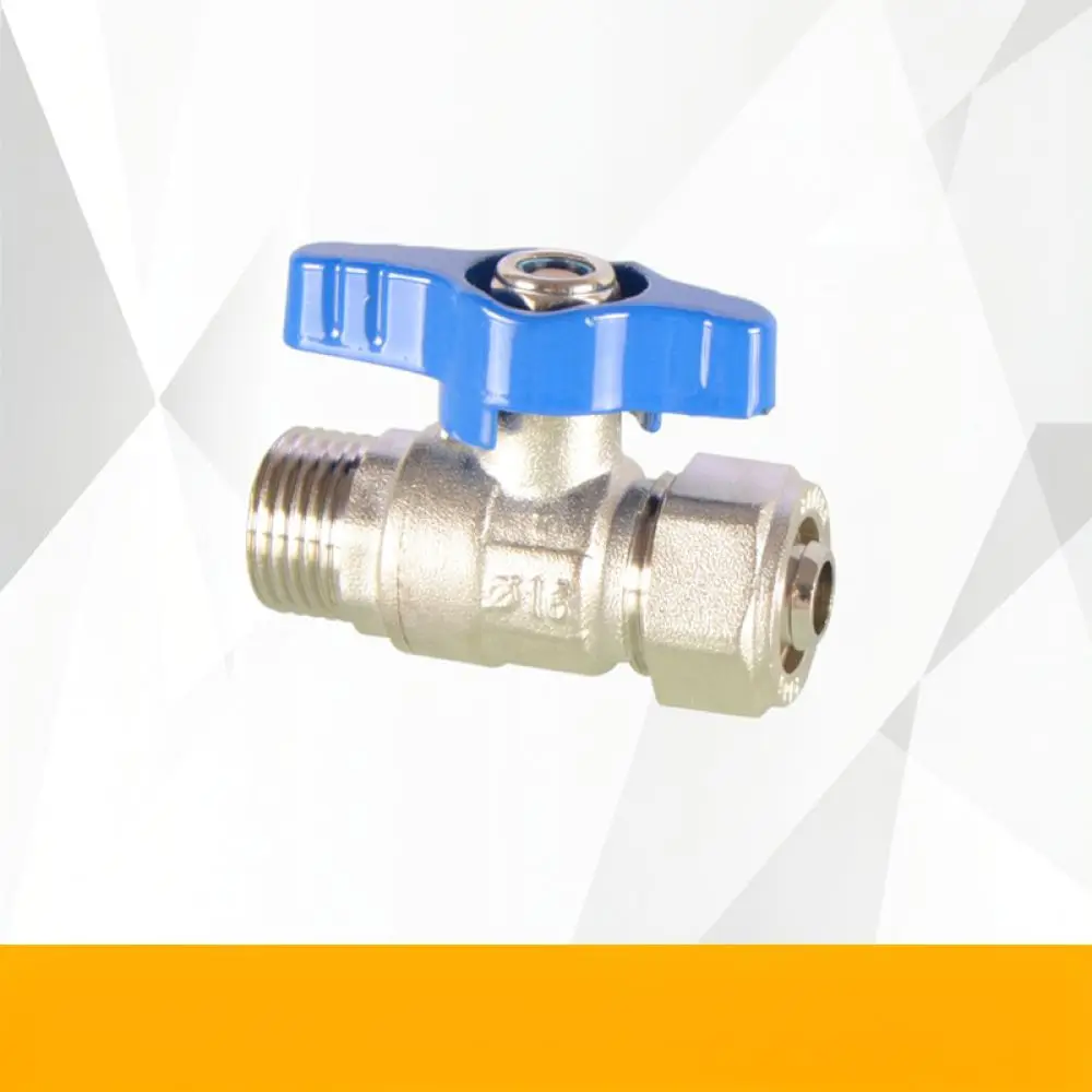 High Quality Brass Ball Valve For Multi Layer Pipe Connection Plumbing Valve Adapter Water Shut Off Valve Maintenance