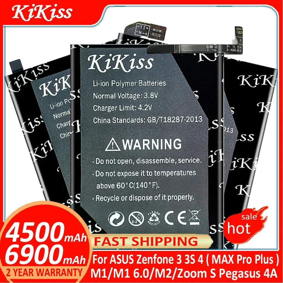 Battery C11P1609 C11P1706 C11P1612 For ASUS Zenfone 3 3S 4 MAX pro plus M1 m2 Zoom S Pegasus 4A ZC553KL ZC520KL ZB601KL ZC554KL