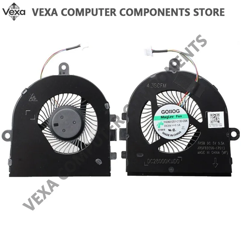 New CPU Cooling Fan For DELL Inspiron 5493 3480 3481 P120G Latitude 3490 Laptop Heatsink Replacement Part High Quality Silent