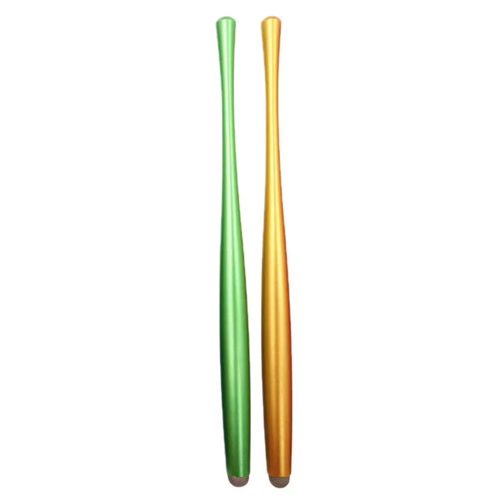 

2Pcs Touch Screen Stylus Pen Slim Waist Metal for Tablets Cell Phones Drawing Games Note Taking Marking Documents Random Color