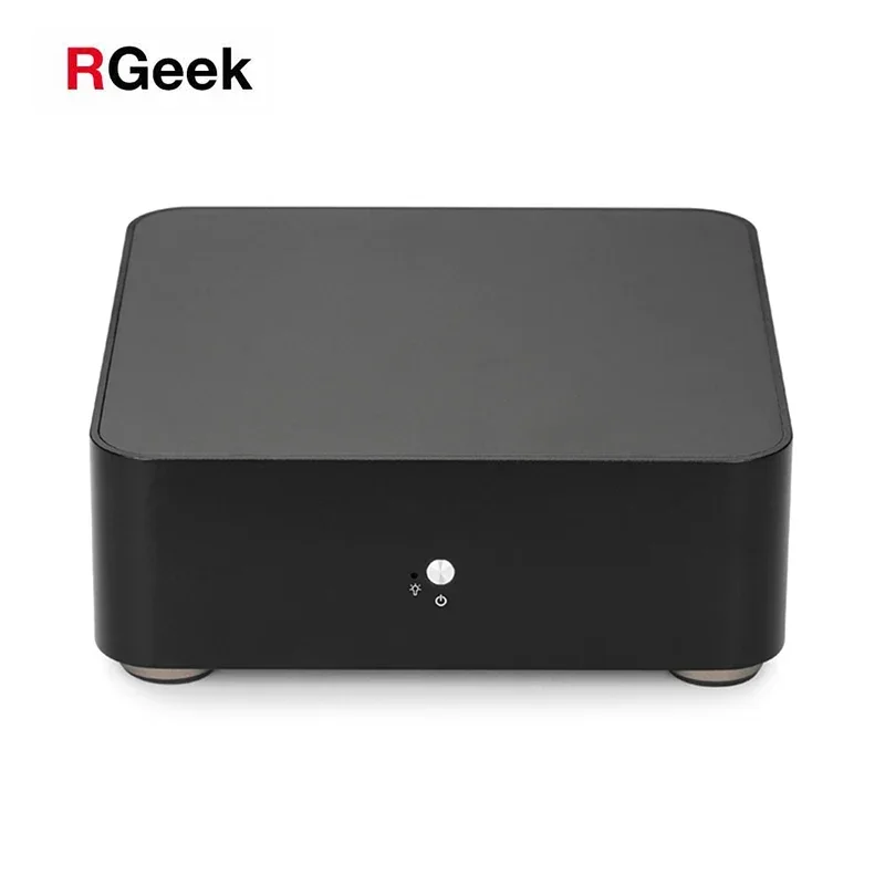 

RGeek L65 Custom Mini ITX Aluminum Cases Chassis Fanless Slim USB PC Case Mini ITX ATX PC Chassis