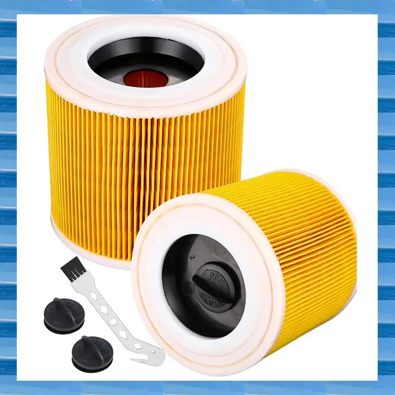 

AT53 2 шт. картриджный фильтр для пылесоса Karcher WD3 Premium WD2 WD3 WD1 MV3 MV2 WD 3 P комплект расширения против тонкой пыли