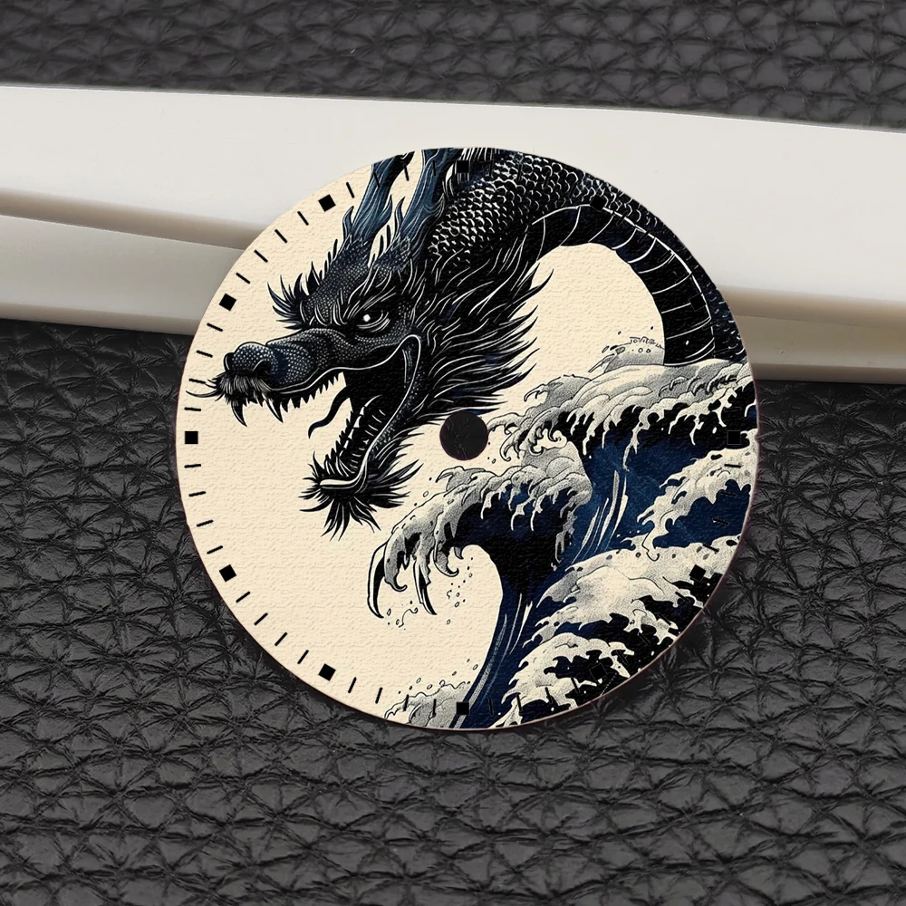 28.5mm Watch Dial NH35 Dial Creative Dial Color Printing Customized Dial Watch Face Fit NH35/NH36 Movements Watch Parts