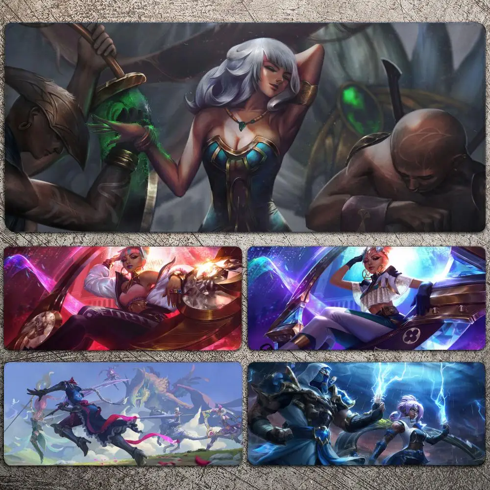 

Qiyana League Of Legends Mousepad Large Gaming Mouse Pad LockEdge Thickened Computer Keyboard Table Desk Mat