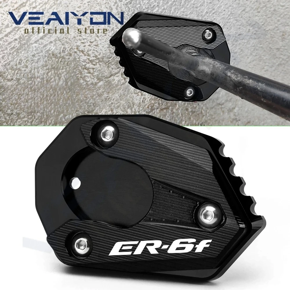 

Kickstand Foot Side Stand Extension Pad Support Plate Enlarge For ER6F ER6N ER-6F ER-6N ER 6F 6N 2011 2012 2013 2014
