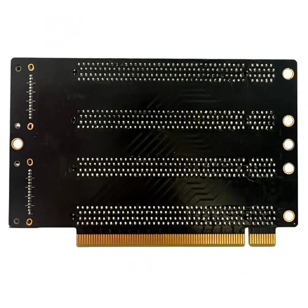 NEW FACTORY~PCIe X16 to X4x4x4x4 Expansion Card PCI-E 3.0 X16 1 to 4 Gen3 Expansion Card Adapter Card Split Card SATA Power Port