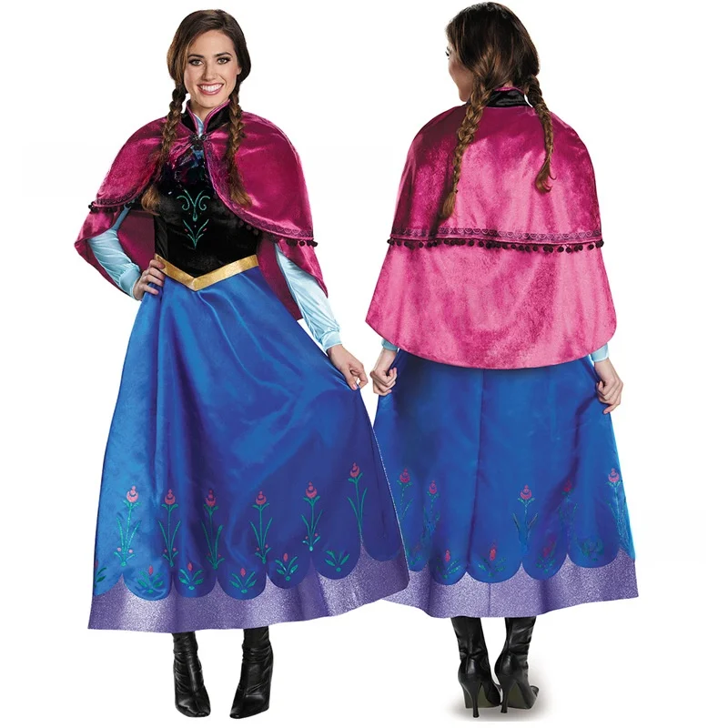 

Новинка 2025, костюм доктора для взрослых Анны и Эльзы на Хэллоуин, китайское производство, весенний сезон, сценическая одежда, женская мода