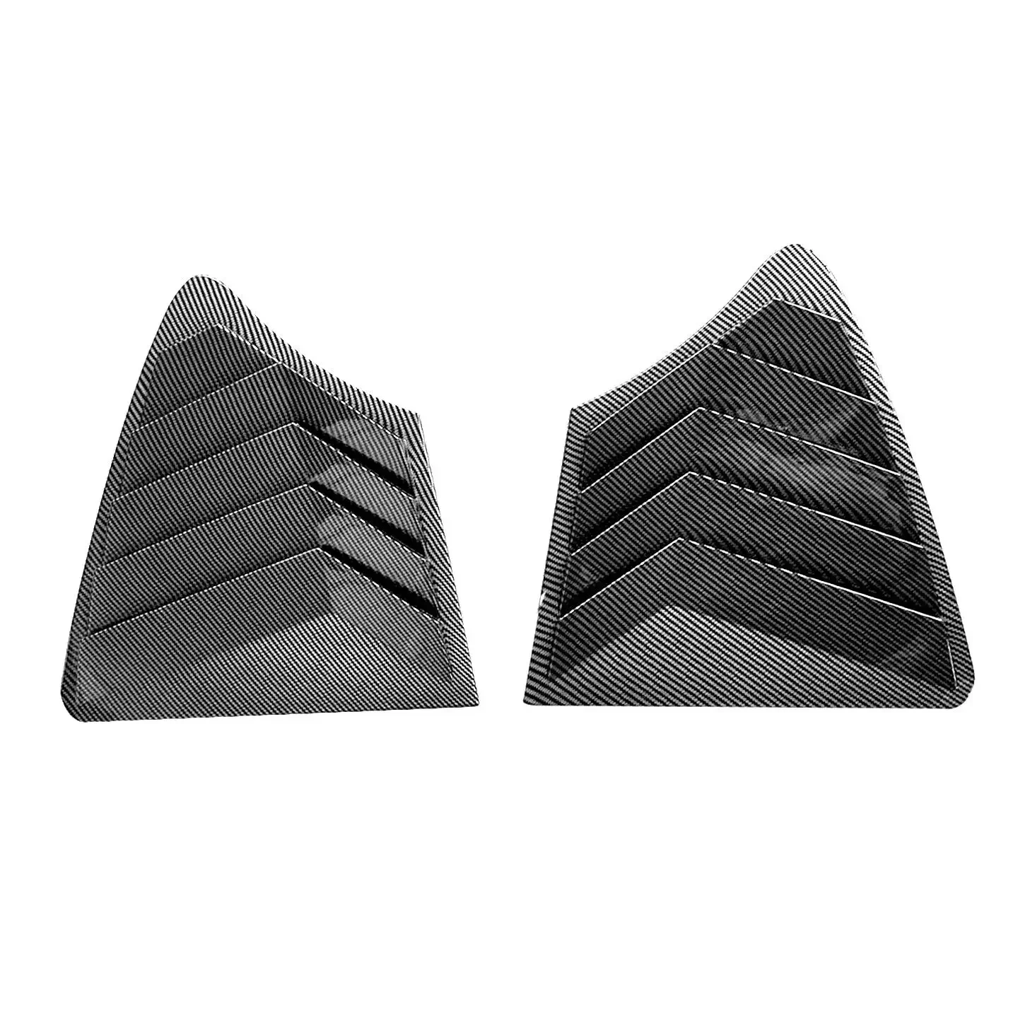 For Nissan Infiniti Q50 2014-2023 Car Rear Window Louver Shutter Cover Side Vent Blinds Trim Sticker ABS Exterior Accessories view 4
