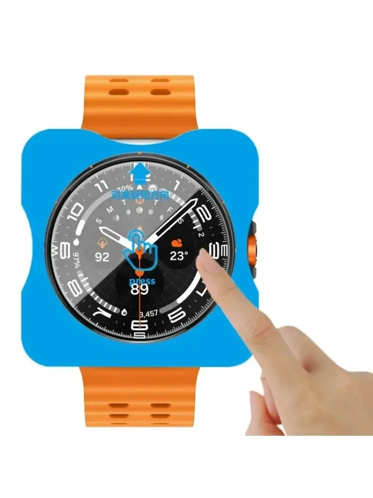 Gehärtetes Glas für Samsung Galaxy Watch 47 mm 40 mm 44 mm 45 46 43 mm 42 mm Premium-Displayschutzfolie Galaxy Watch Ultra 7 6 5 4 Glas