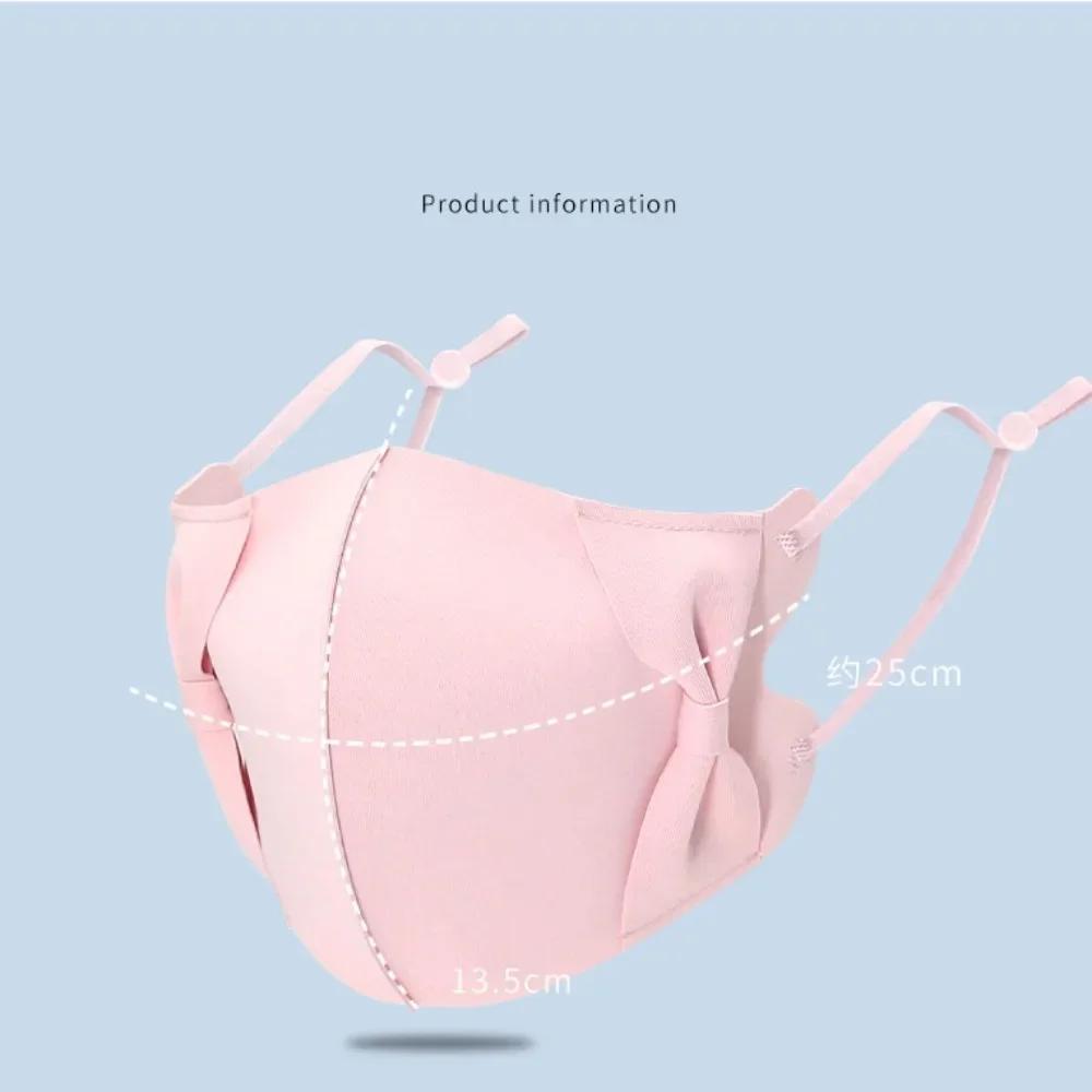 Mode ademend ijszijdemasker Anti-UV Traceless zonnebrandmasker Gezichtsbedekking Sjaal Unisex