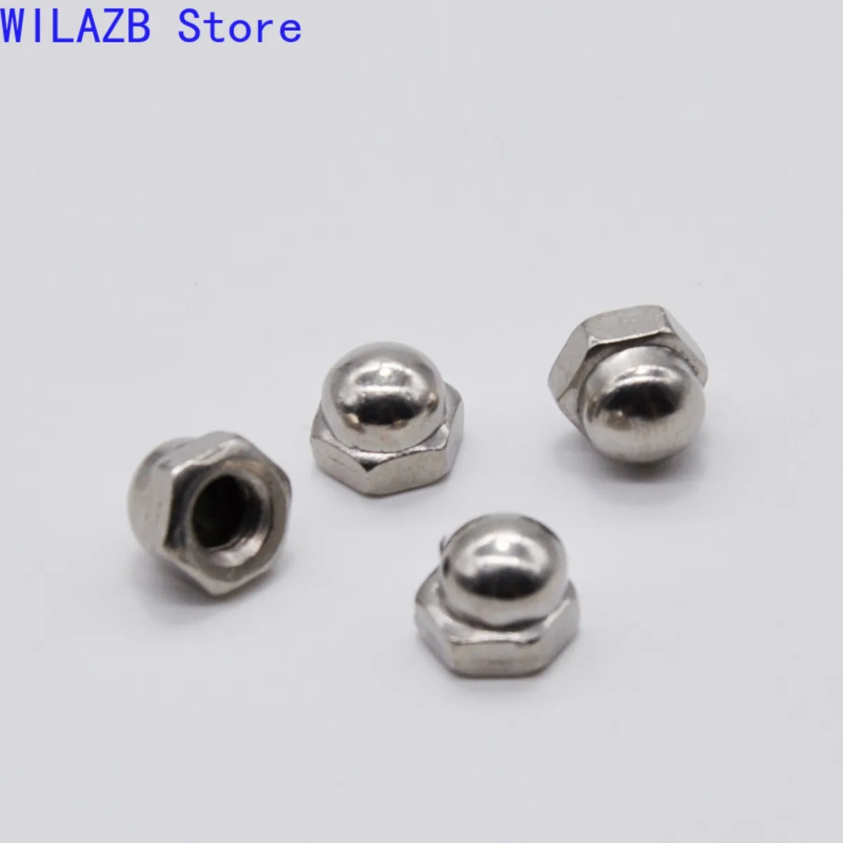 

5-40pcs M3 M4 M6 M8 M10 M12 GB923 Black Zinc/Nickel Plating Carbon Steel Acorn Nuts Hexagon Decorative Cover Semi Dome Nut Bolt