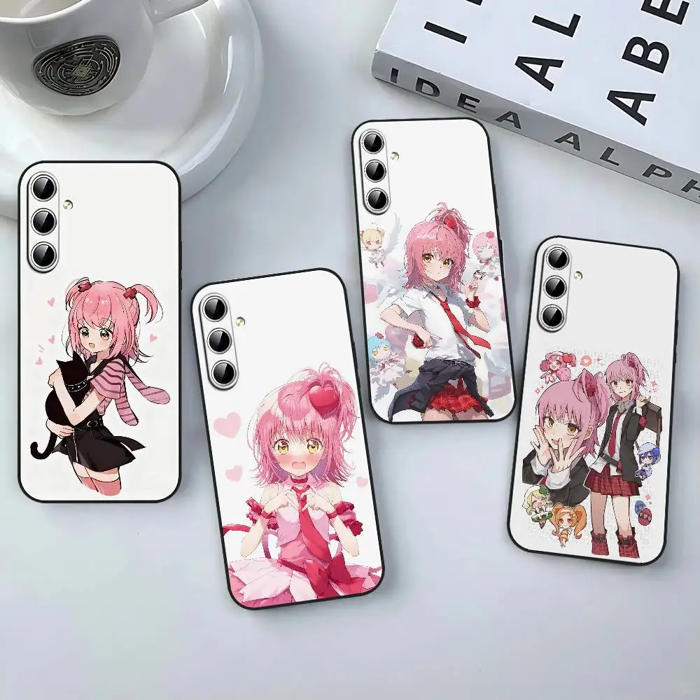 

ANIME Shugo Chara Amu Phone Case For Samsung Galaxy S24/S25/S22/S30/Note20/Lite/Ultra/5G/Plus/FE Soft Black
