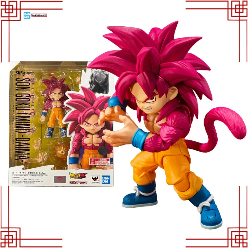 

Bandai S.H.Figuarts Dragon Ball DAIMA Model Kit Genuine SHF Super Saiyan 4 Son Goku Mini Daima Anime Action Figure Toys Gifts