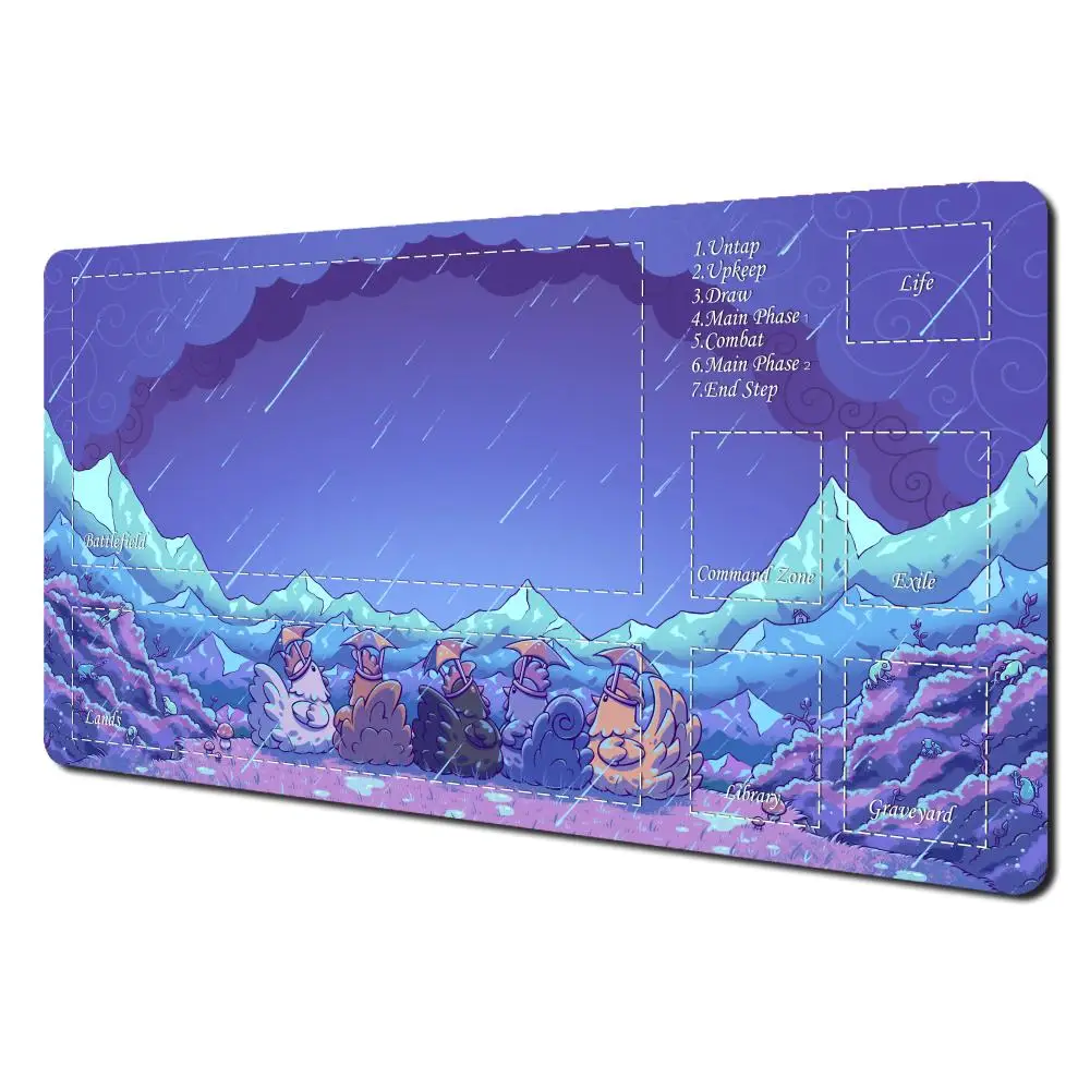 

Kawaii PLay mat Mouse Pad playmat mouse pad card game play mat Duel pads Beginner Card Battles Commander Gaming Deskpad