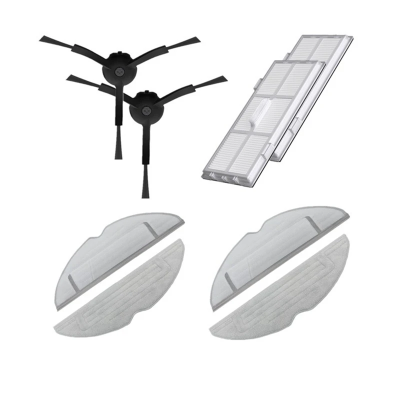 Para roborock s8/s8 +/s8 pro/g20 filtro principal/escova lateral mop robô aspirador de pó peças