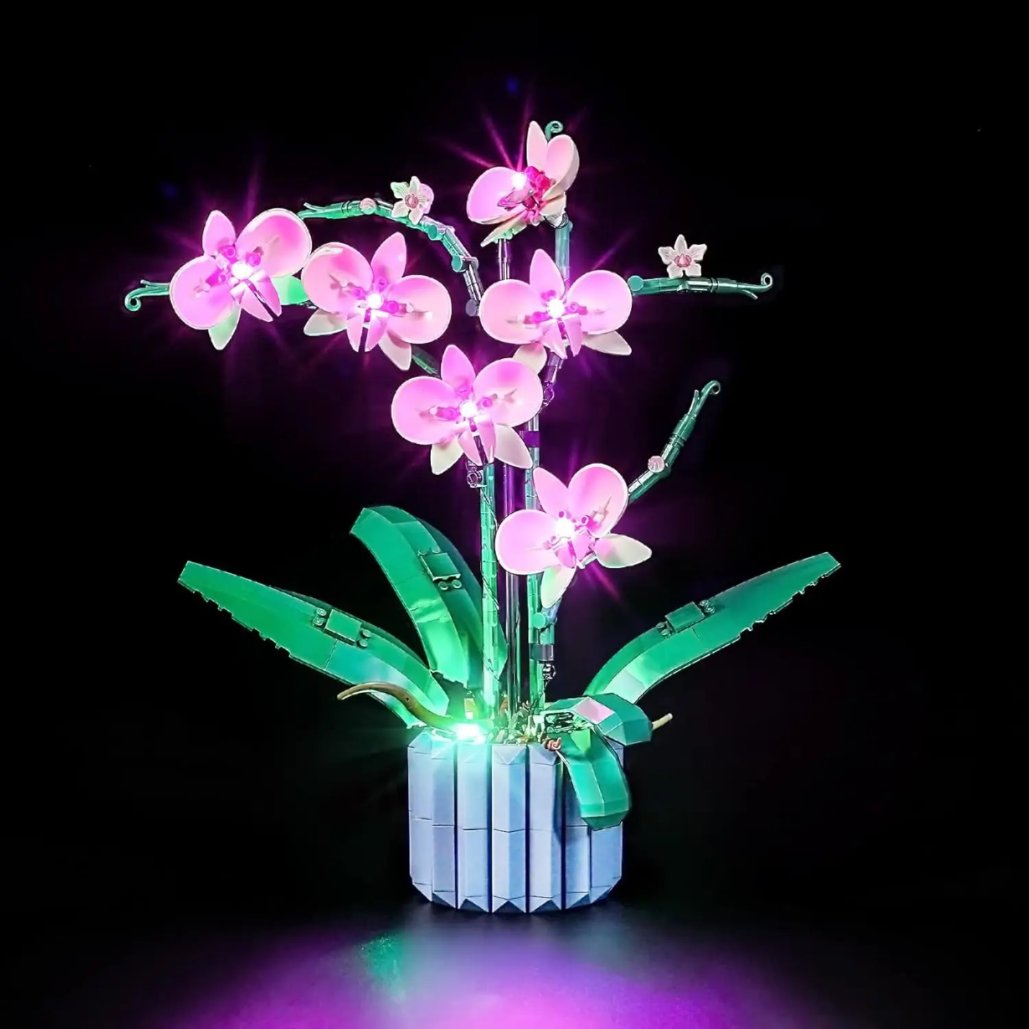 

Hprosper 5V LED Lights for 10311 Creator Orchid Decorative Lamp With Battery Box (Not Include Lego Building Blocks)