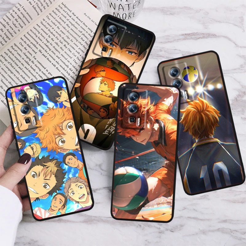 

Anime Haikyuu Cute Cool For Xiaomi Redmi 9A 9C 9AT 10C 9 9T 10 12C 13C A3 12 K60 A1 K50 K40 5G Black Soft Phone Case